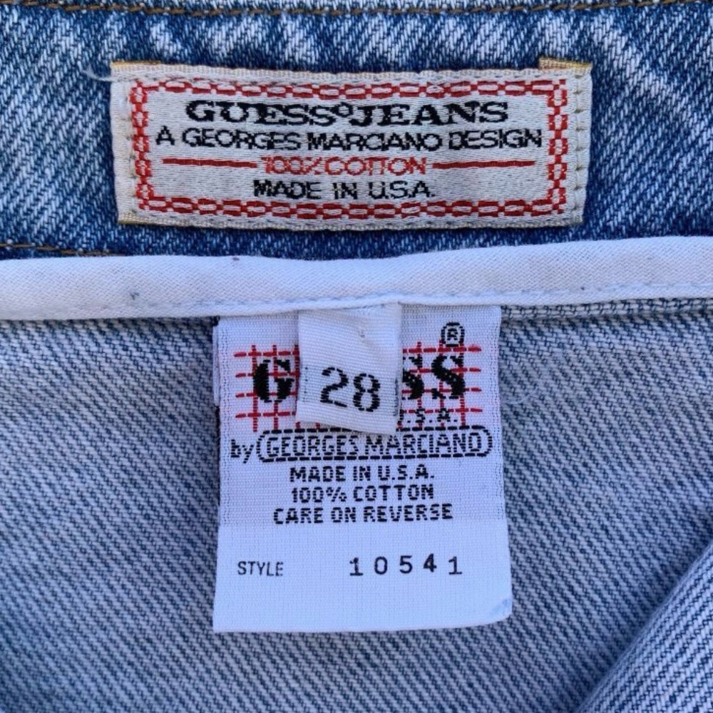 Guess by George Marciano vintage jean skirt size 28 Vintage - Picture 5 of 5